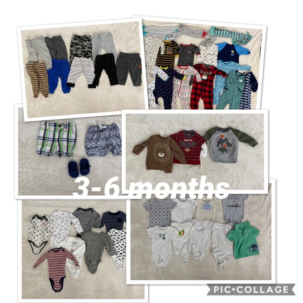 3-6 months baby boy lot